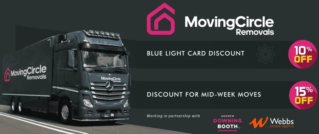 Moving Circle Removals and Storage